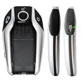 LCD Digital Remote Replacement Parts Auto Smart Key Display Screen Power Button Rubber Key Kit Car Accessories For BMW 5/7